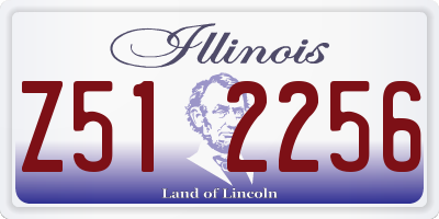 IL license plate Z512256