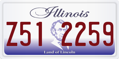 IL license plate Z512259