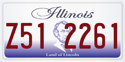 IL license plate Z512261