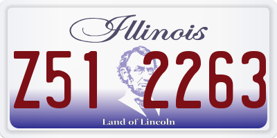 IL license plate Z512263