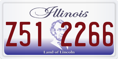 IL license plate Z512266
