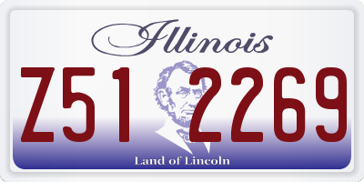 IL license plate Z512269