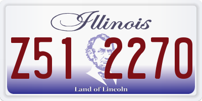 IL license plate Z512270