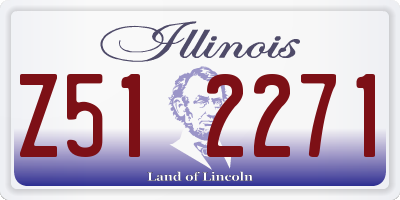 IL license plate Z512271