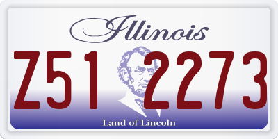 IL license plate Z512273
