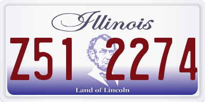 IL license plate Z512274