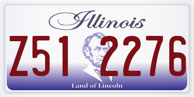 IL license plate Z512276