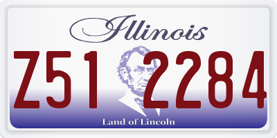 IL license plate Z512284
