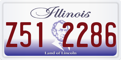 IL license plate Z512286