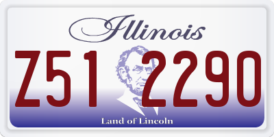IL license plate Z512290