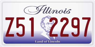 IL license plate Z512297