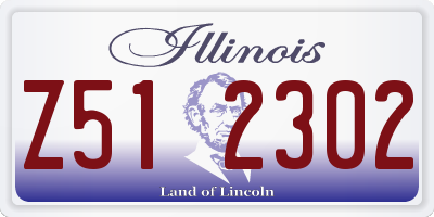 IL license plate Z512302