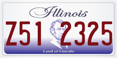 IL license plate Z512325