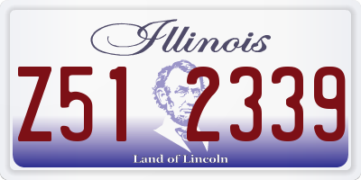 IL license plate Z512339