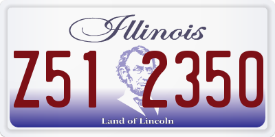 IL license plate Z512350