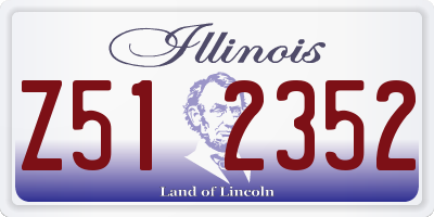 IL license plate Z512352