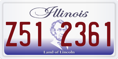IL license plate Z512361