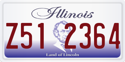 IL license plate Z512364