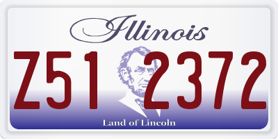 IL license plate Z512372