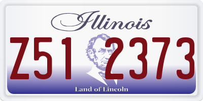 IL license plate Z512373