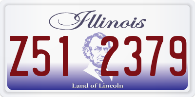 IL license plate Z512379