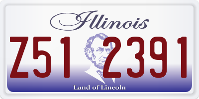 IL license plate Z512391