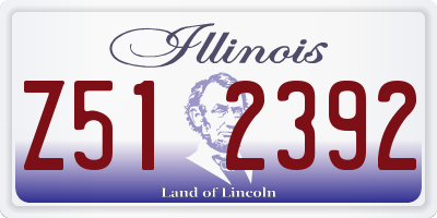 IL license plate Z512392
