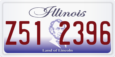 IL license plate Z512396