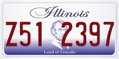 IL license plate Z512397