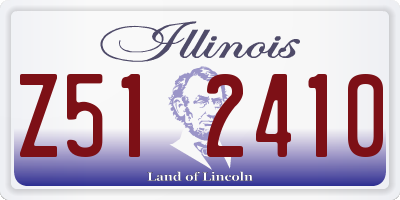 IL license plate Z512410