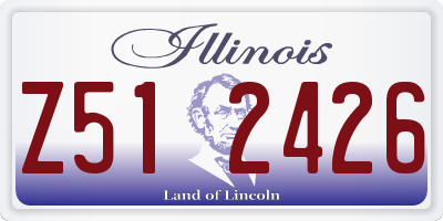 IL license plate Z512426