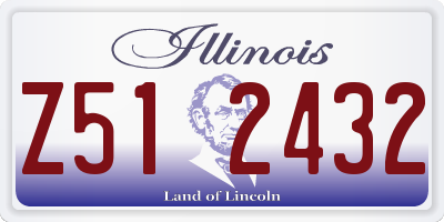 IL license plate Z512432