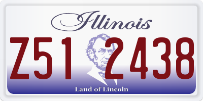 IL license plate Z512438