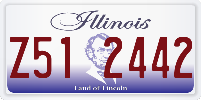 IL license plate Z512442