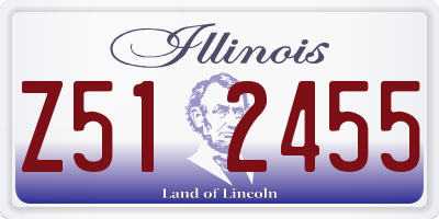 IL license plate Z512455