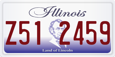 IL license plate Z512459