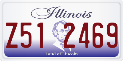 IL license plate Z512469