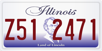 IL license plate Z512471