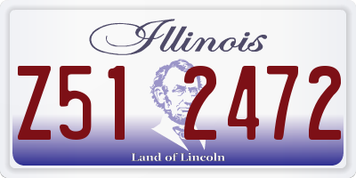 IL license plate Z512472