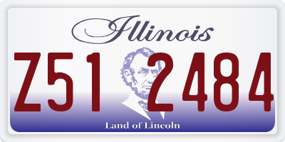 IL license plate Z512484