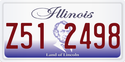 IL license plate Z512498