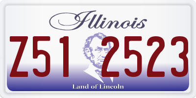 IL license plate Z512523