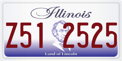 IL license plate Z512525
