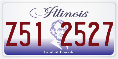 IL license plate Z512527