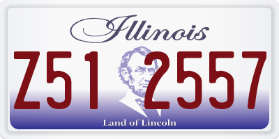 IL license plate Z512557