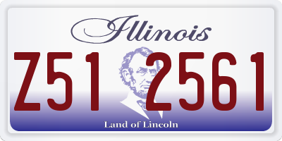 IL license plate Z512561