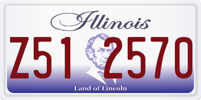 IL license plate Z512570