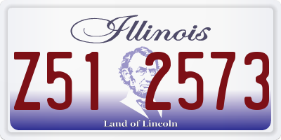 IL license plate Z512573