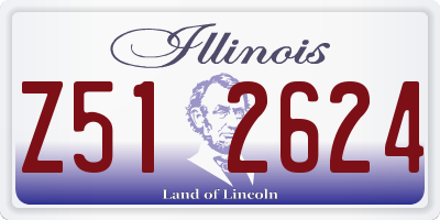 IL license plate Z512624