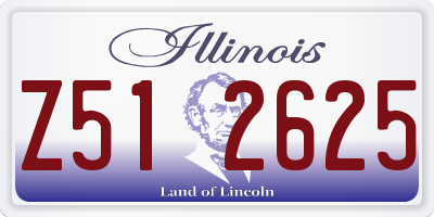 IL license plate Z512625